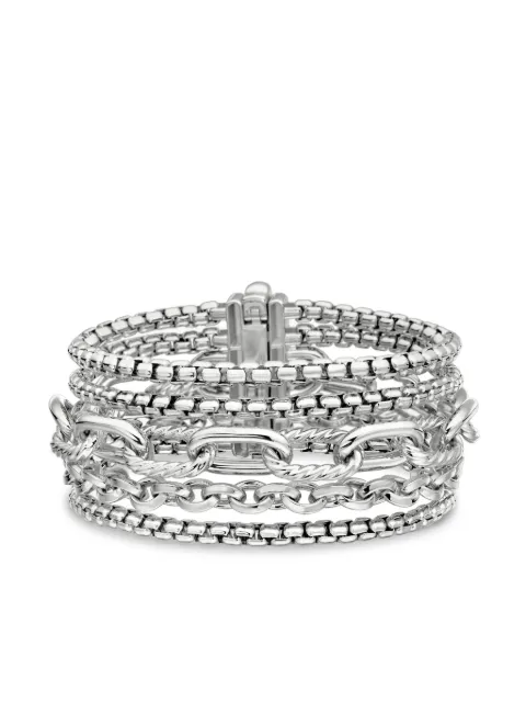 David Yurman sterling silver Multi Row Chain bracelet (29mm) Silver B14638SS