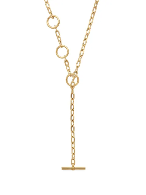David Yurman 18kt yellow gold DY Madison Three Ring chain necklace (3mm) Gold N170368820