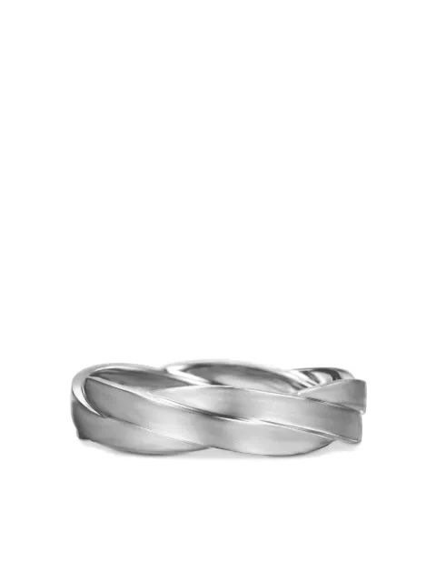 David Yurman sterling silver DY Helios band ring (6mm) Silver R25567MSS
