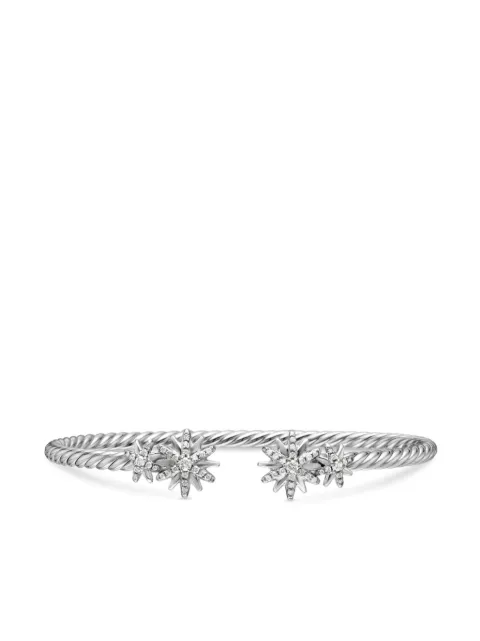 David Yurman sterling silver Starbust diamond bracelet (3.5mm) Silver B16523DSSADI