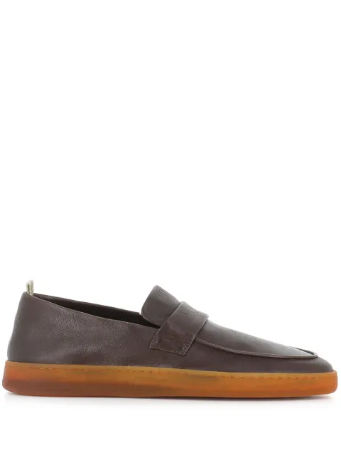 Officine Creative leather loafers Grey OCUHERB001CER23D215