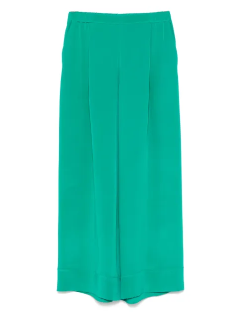 Carine Gilson crepe trousers Green SD0574PAC25JDE