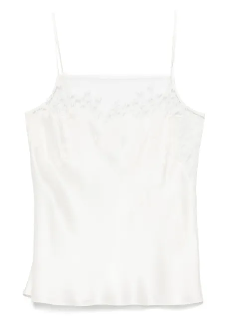 Carine Gilson lace-detailed pyjama top White SA0800HSC25NATNAT