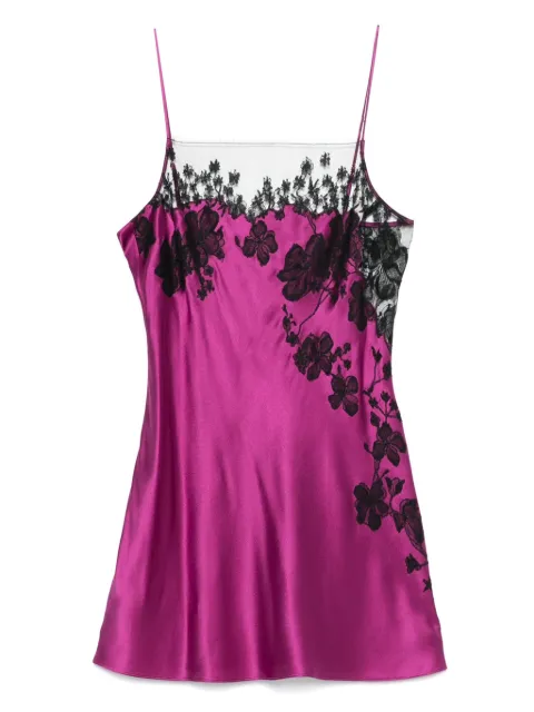 Carine Gilson lace-detail slip dress Purple SA0406HSC25VIOBLK