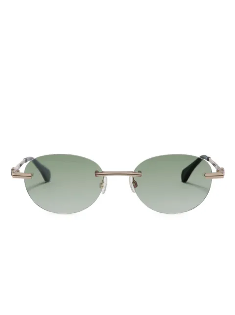 Palm Angels Eyewear Crystal sunglasses Gold PERI10HS25MET0017654