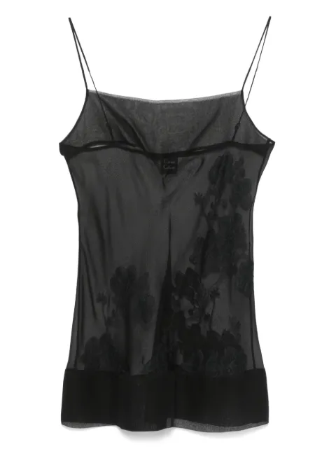 Carine Gilson organza babydoll slip dress Black SA0422GOC25BLKBLK
