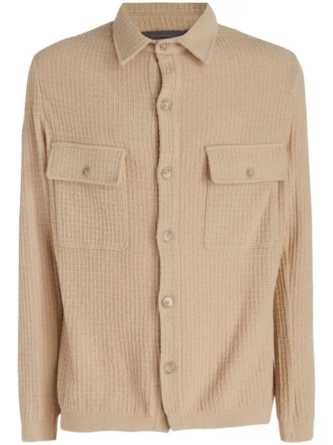 SUNHOUSE waffle shirt Neutrals LEONENEW