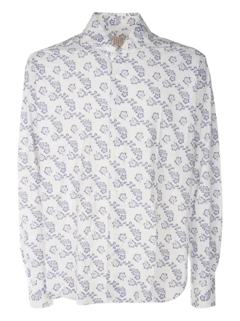 4FF floral-print shirt White MILANOFRA110