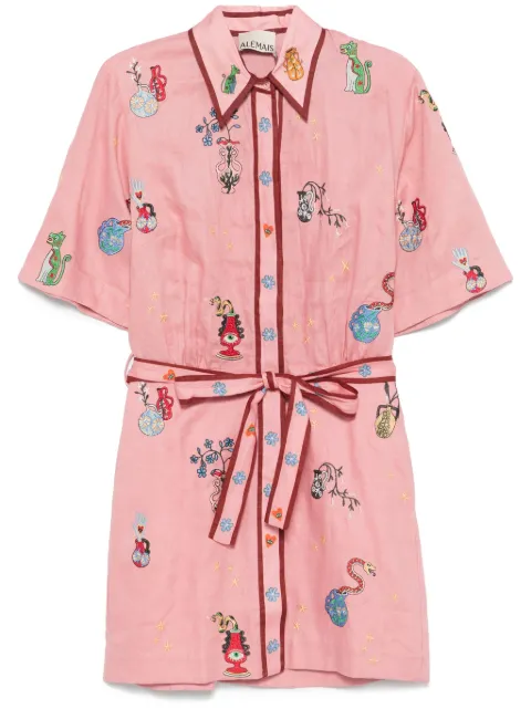 ALEMAIS Timmy mini dress Pink 4172D