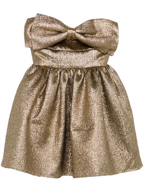 Self-Portrait metallic mini dress Gold RS25900S