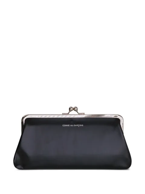 Comme Des Garçons Wallet kiss-clasp purse Black SA0303KC