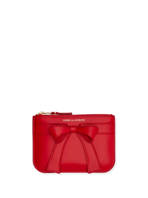 Comme Des Garçons Wallet Big Bow purse Red SA8100BB