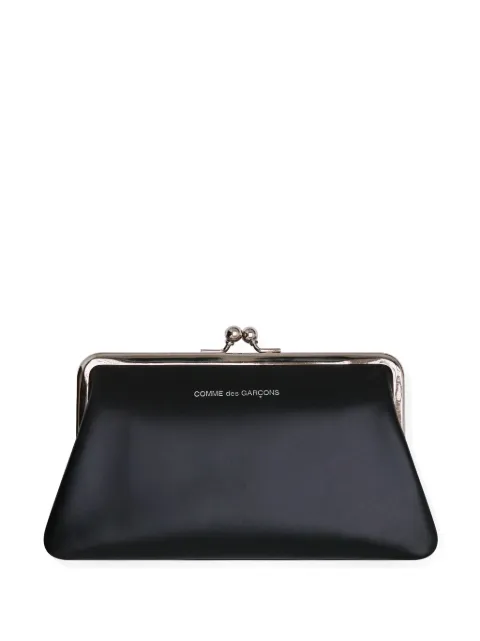 Comme Des Garçons Wallet kiss-clasp purse Black SA0302KC