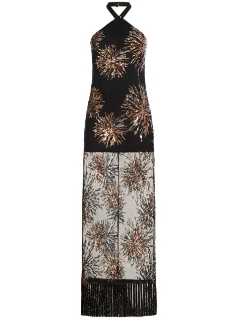 Taller Marmo Nina Soleil maxi dress Black TMPS2513133