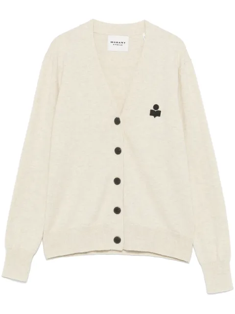 MARANT ÉTOILE Karina cardigan Neutrals CA0104FAC1L17E