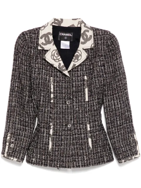 CHANEL Pre-Owned 2006 single breasted jacket Blue 06PP28600W03730B3004