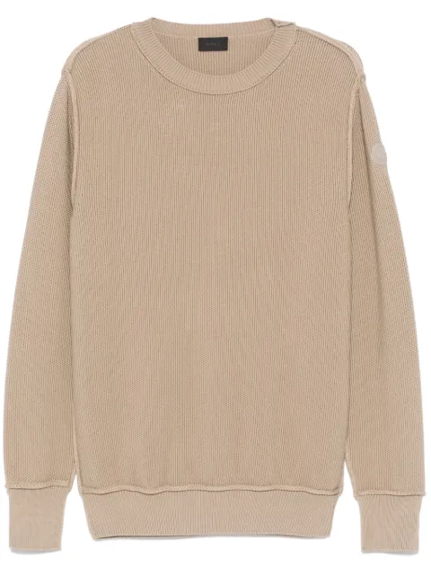 Moncler organic-cotton sweater Neutrals K10919C00001M1367