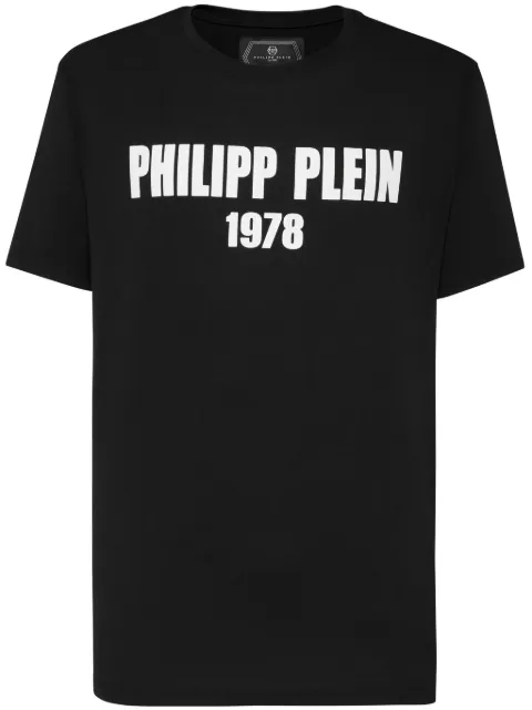 Philipp Plein 1978 logo-print T-shirt Black LADCMTK8549PJY002N