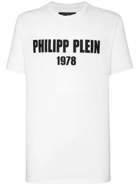 Philipp Plein 1978 logo-print T-shirt White LADCMTK8549PJY002N