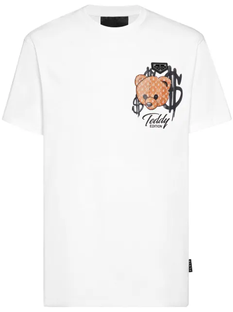 Philipp Plein Teddy T-shirt White LADCMTK8545PJY002N