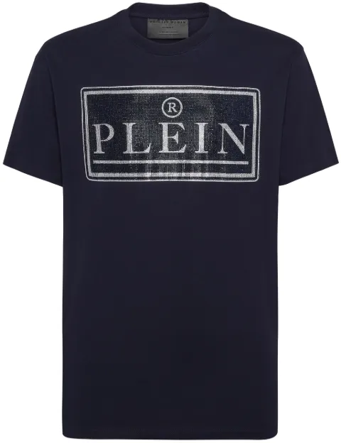 Philipp Plein round neck t-shirt Blue LADCMTK8544PJY002N
