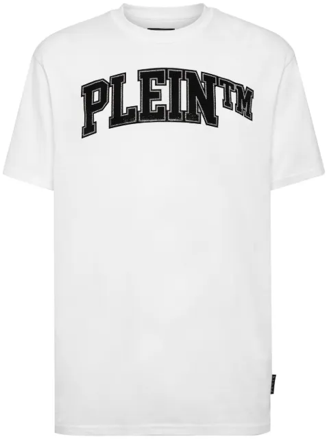 Philipp Plein logo-embellished T-shirt White LADCMTK8543PJY002N
