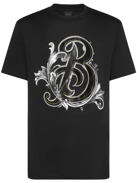 Billionaire logo-print T-shirt Black DADCMTK8514BKN003N