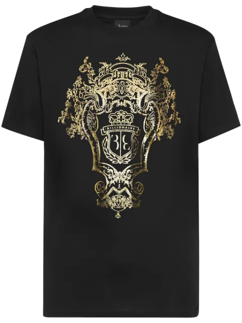 Billionaire logo-print T-shirt Black DADCMTK8513BKN003N