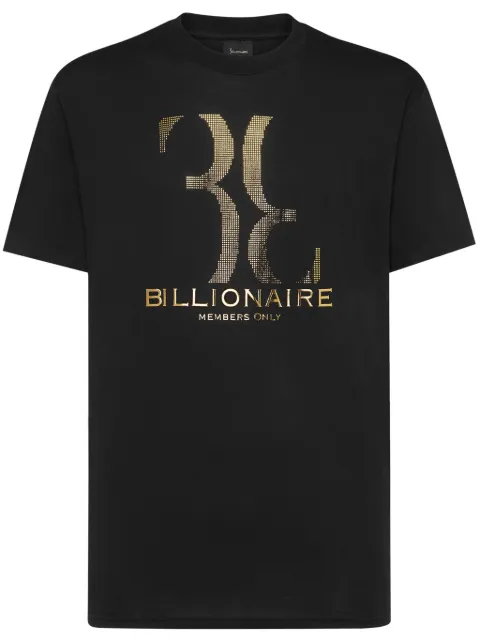 Billionaire logo-print T-shirt Black DADCMTK8507BKN003N