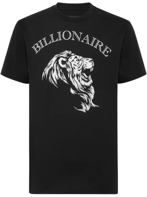 Billionaire logo-print T-Shirt Black DADCMTK8383BKN003N