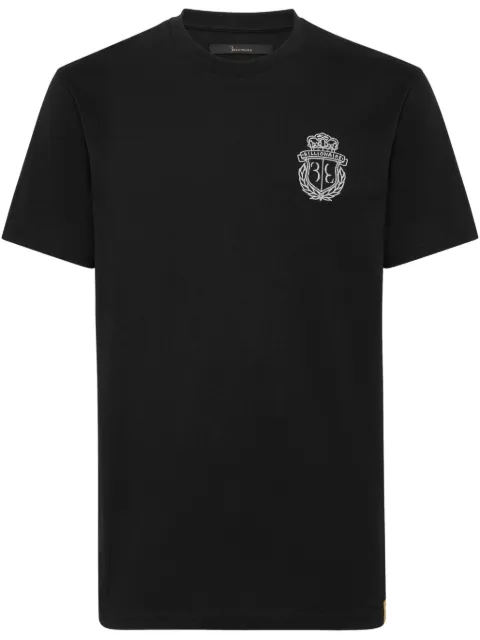 Billionaire Embroidered Crest T-Shirt Black DADCMTK8379BTE004N