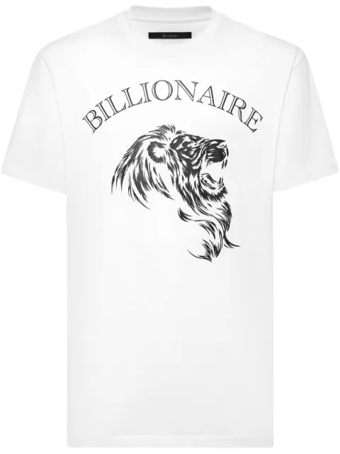 Billionaire logo-print T-Shirt White DADCMTK8383BKN003N