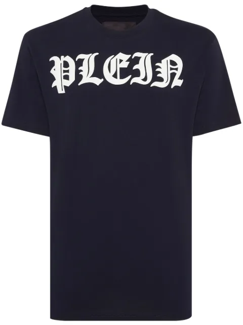 Philipp Plein Gothic T-shirt Blue LADCMTK8565PJY002N