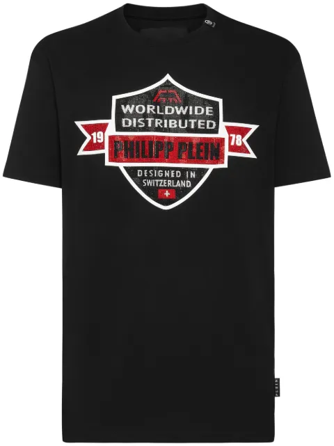 Philipp Plein PP Crest T-shirt Black LADCMTK8548PJY002N