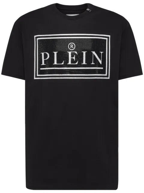 Philipp Plein printed round-neck T-shirt Black LADCMTK8544PJY002N