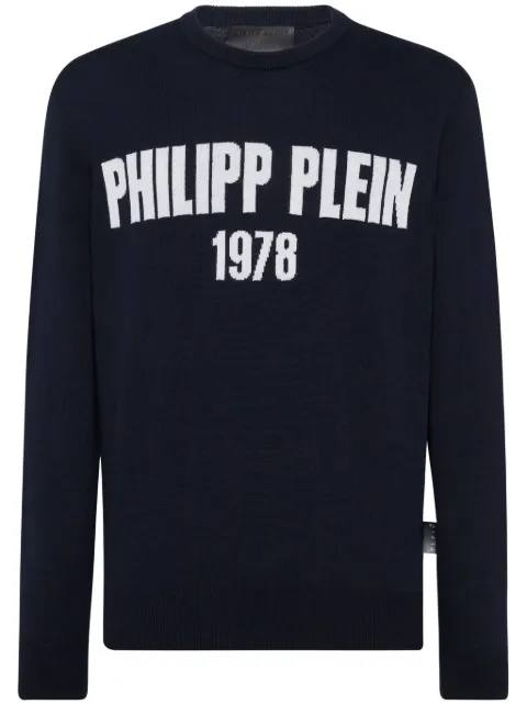 Philipp Plein 1978 sweater Blue LADCMKO1516PKN002N