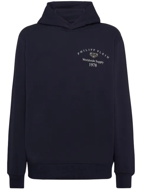 Philipp Plein L'Homme hoodie Blue LADCMJB3802PTE003N