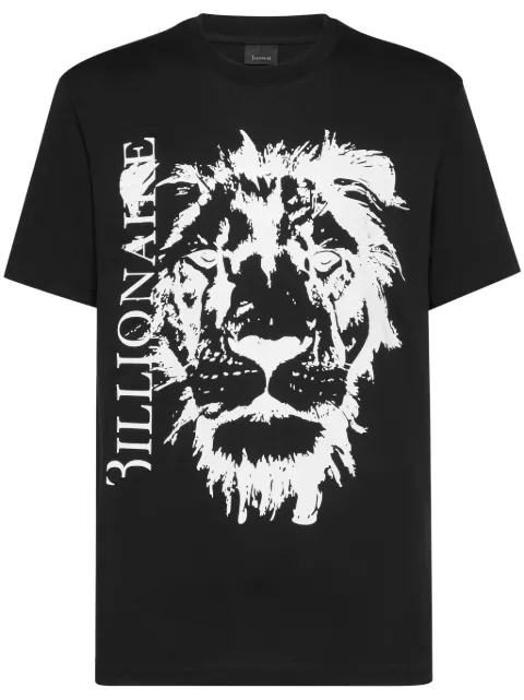 Billionaire logo-print T-shirt Black DADCMTK8512BKN003N