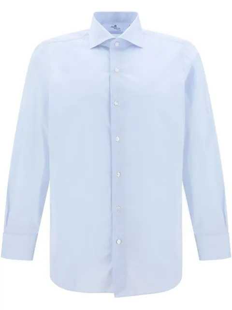 Finamore 1925 Napoli spread-collar shirt Blue 1702MEUPSZ84061014