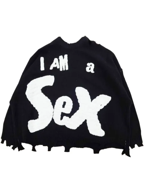 SAINT MXXXXXX x Sex Pistols embroidered sweater SMYS10000C24