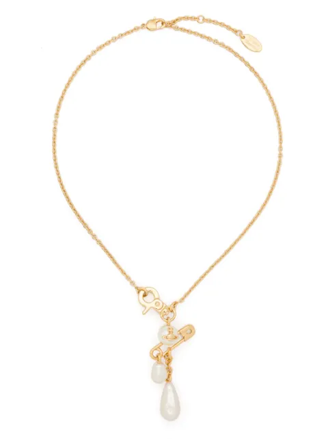 Vivienne Westwood small Claude necklace Gold 63010135