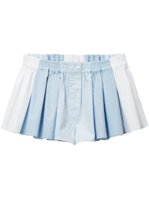 Alexander Wang pleated shorts Blue 1WC2254812426