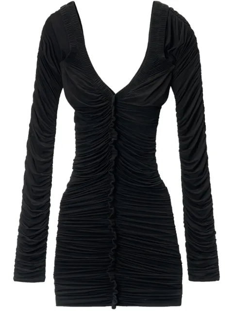 Alexander Wang ruched mini dress Black 1CC2256770001