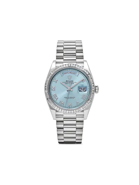 Rolex 2024 unworn Day-Date 36mm Blue 128396TBR
