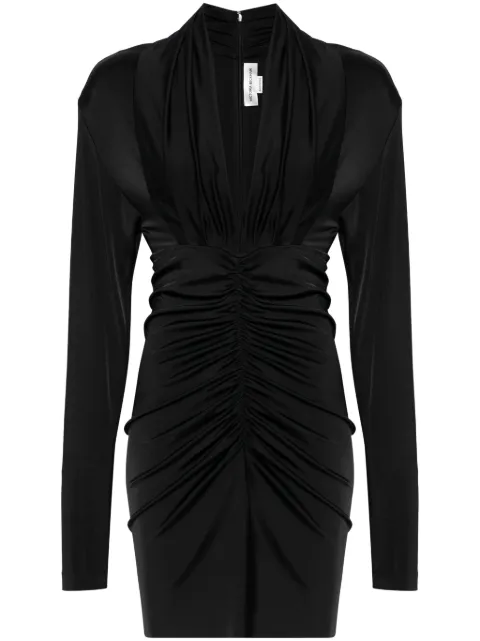Victoria Beckham ruched mini dress Black 1125WDR006213B