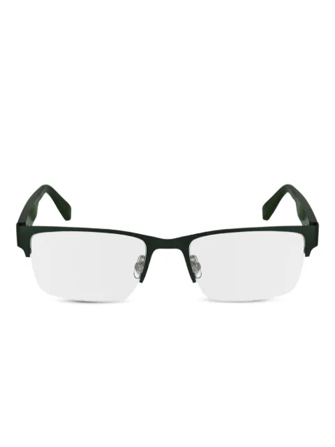 Lacoste rectangle-frame glasses Green L2299