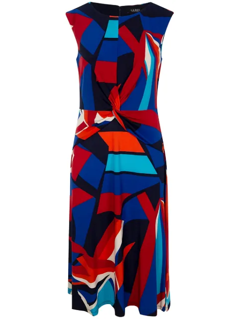 Lauren Ralph Lauren patterned midi dress Blue 250957731