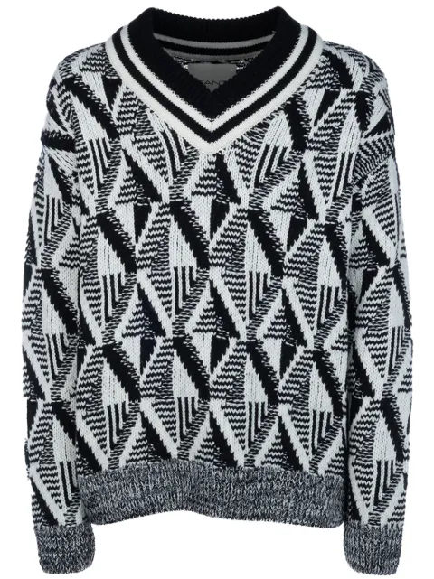 Gant geometric-pattern jumper Black 23038040171