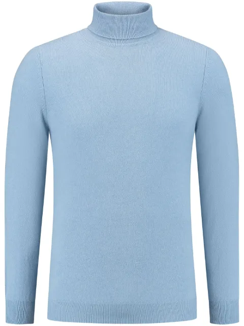 Fedeli turtleneck sweater Blue 7UI07005