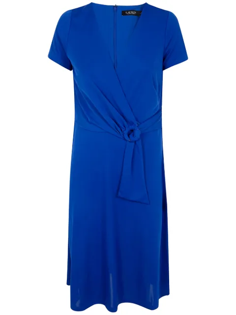 Lauren Ralph Lauren wrap-design midi dress Blue 250868161
